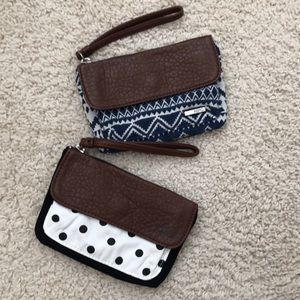 2 wristlets / wallets!